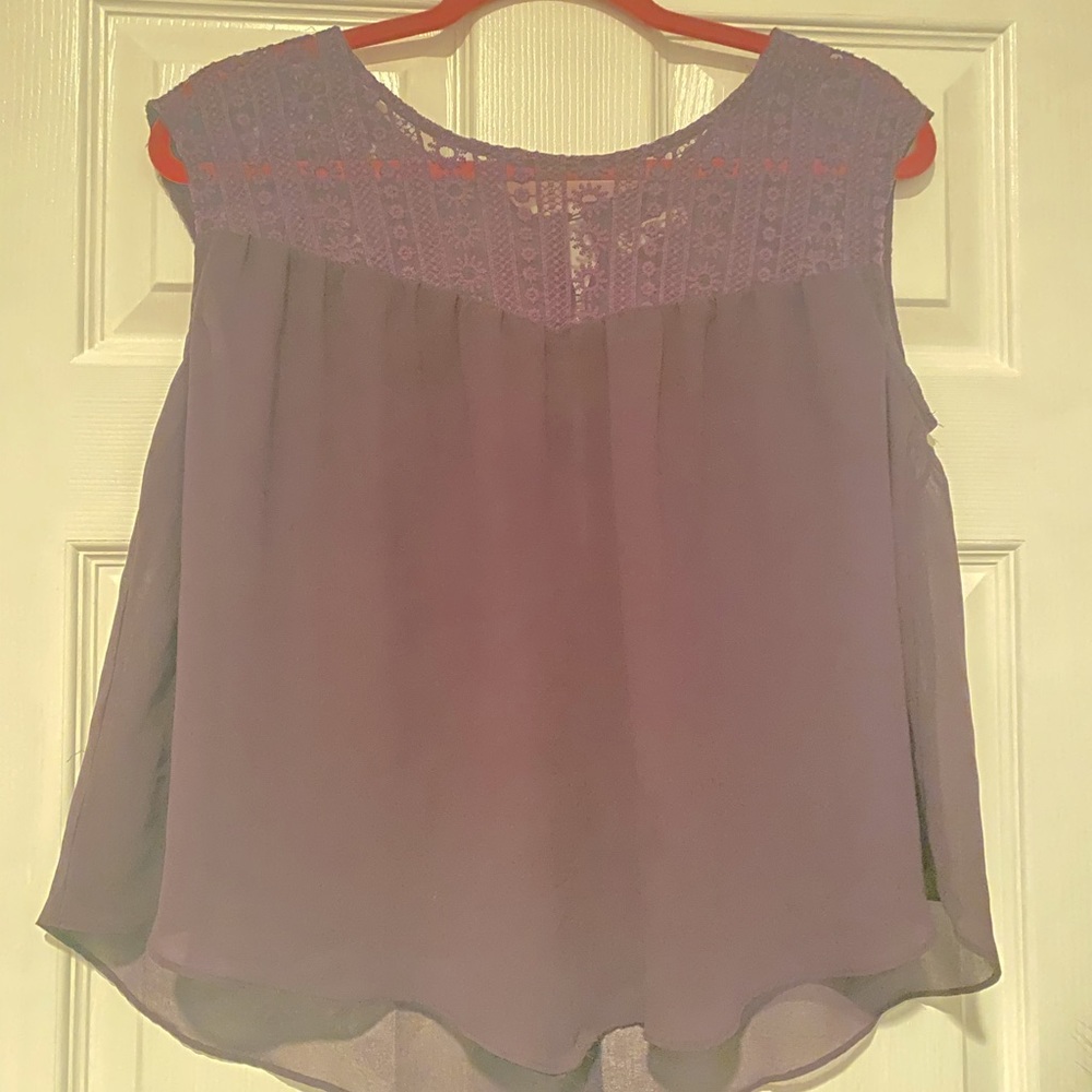 Purple blouse